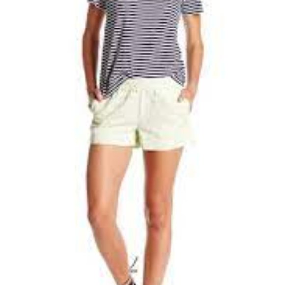 J. Crew 3" Boardwalk Suzy Circles Green White Pull-On Short sz0